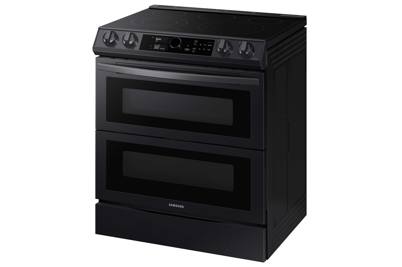 Samsung Black Stainless Steel Electric Range with Flex Duo and Air Fry (6.3 Cu.Ft) - NE63T8751SG/AC