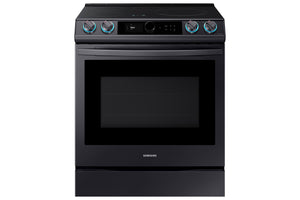 Samsung Black Stainless Steel Slide-In Induction Range with Wi-Fi and Air Fry (6.3 Cu.Ft) - NE63T8911SG/AC