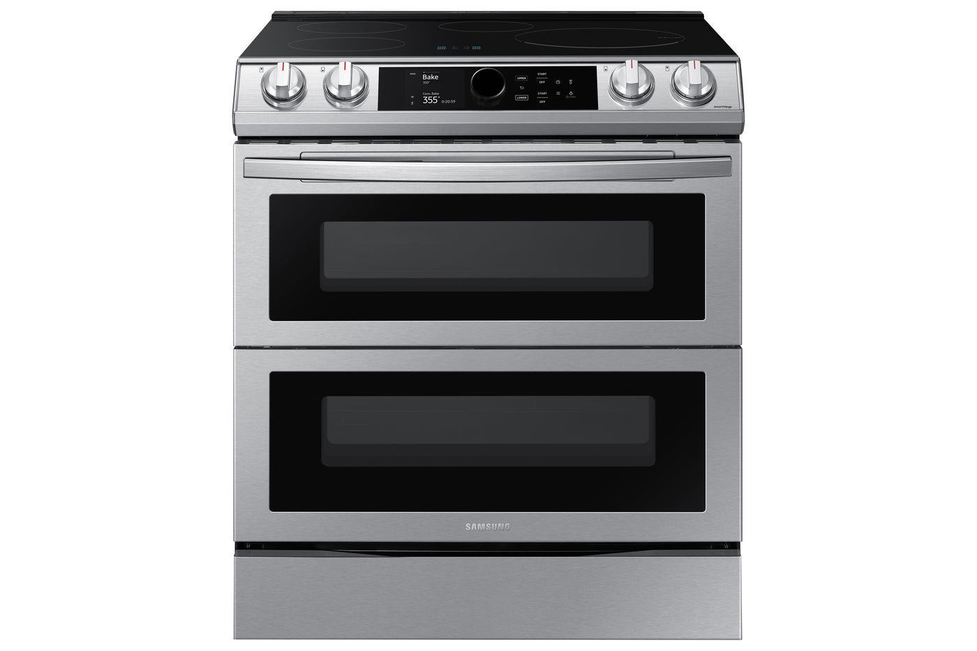 Samsung Stainless Steel Dual Door™ Induction Range with Wi-Fi and Air Fry (6.3 Cu.Ft) - NE63T8951SS/AC