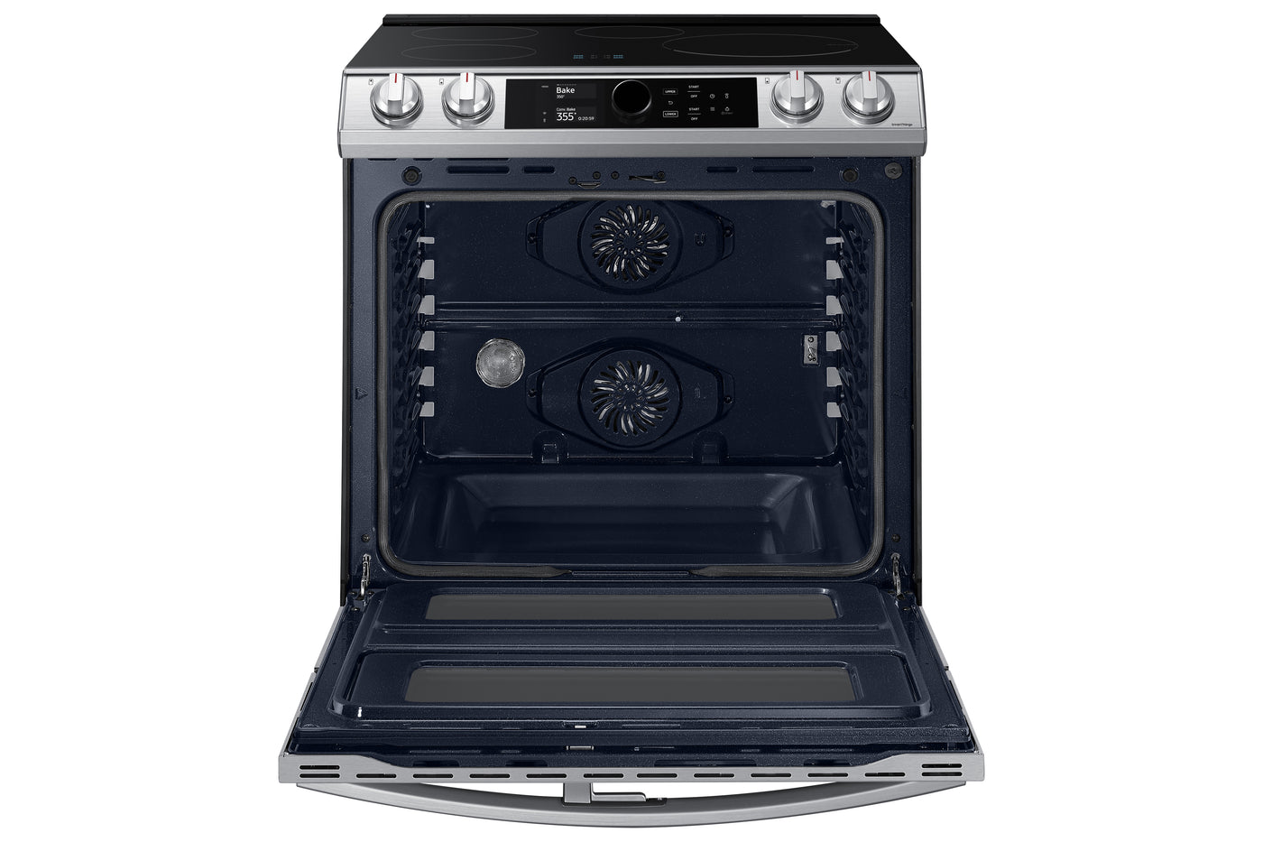 Samsung Stainless Steel Dual Door™ Induction Range with Wi-Fi and Air Fry (6.3 Cu.Ft) - NE63T8951SS/AC