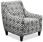Kelsie Accent Chair - Gunmetal
