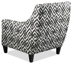 Kelsie Accent Chair - Gunmetal