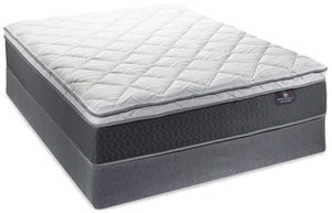 Serta Confidence Medium Twin Mattress and Boxspring Set