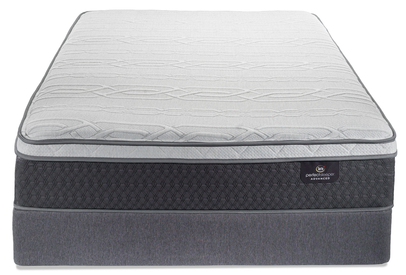 Serta Lush Plush Queen Mattress and Boxspring Set
