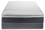 Serta Lush Plush Queen Mattress and Low-Profile Boxspring Set