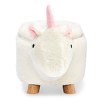 Unicorn Storage Ottoman - White