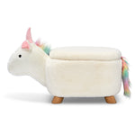 Unicorn Storage Ottoman - White