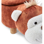 Monkey Storage Ottoman - Brown