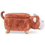 Monkey Storage Ottoman - Brown