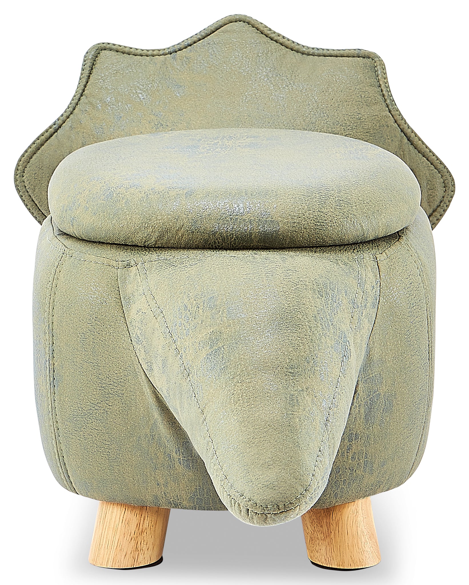 Dinosaur Storage Ottoman - Green