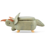 Dinosaur Storage Ottoman - Green