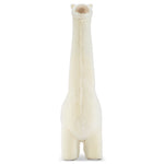 Llama Ottoman - White