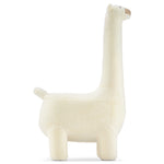 Llama Ottoman - White