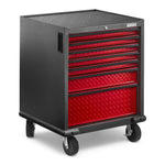 Gladiator Red Tread Premier Pre-Assembled 7 Drawer Modular Tool Storage Cabinet - GAGD277DKR