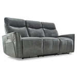 Malcolm Power Reclining Sofa - Ice Grey