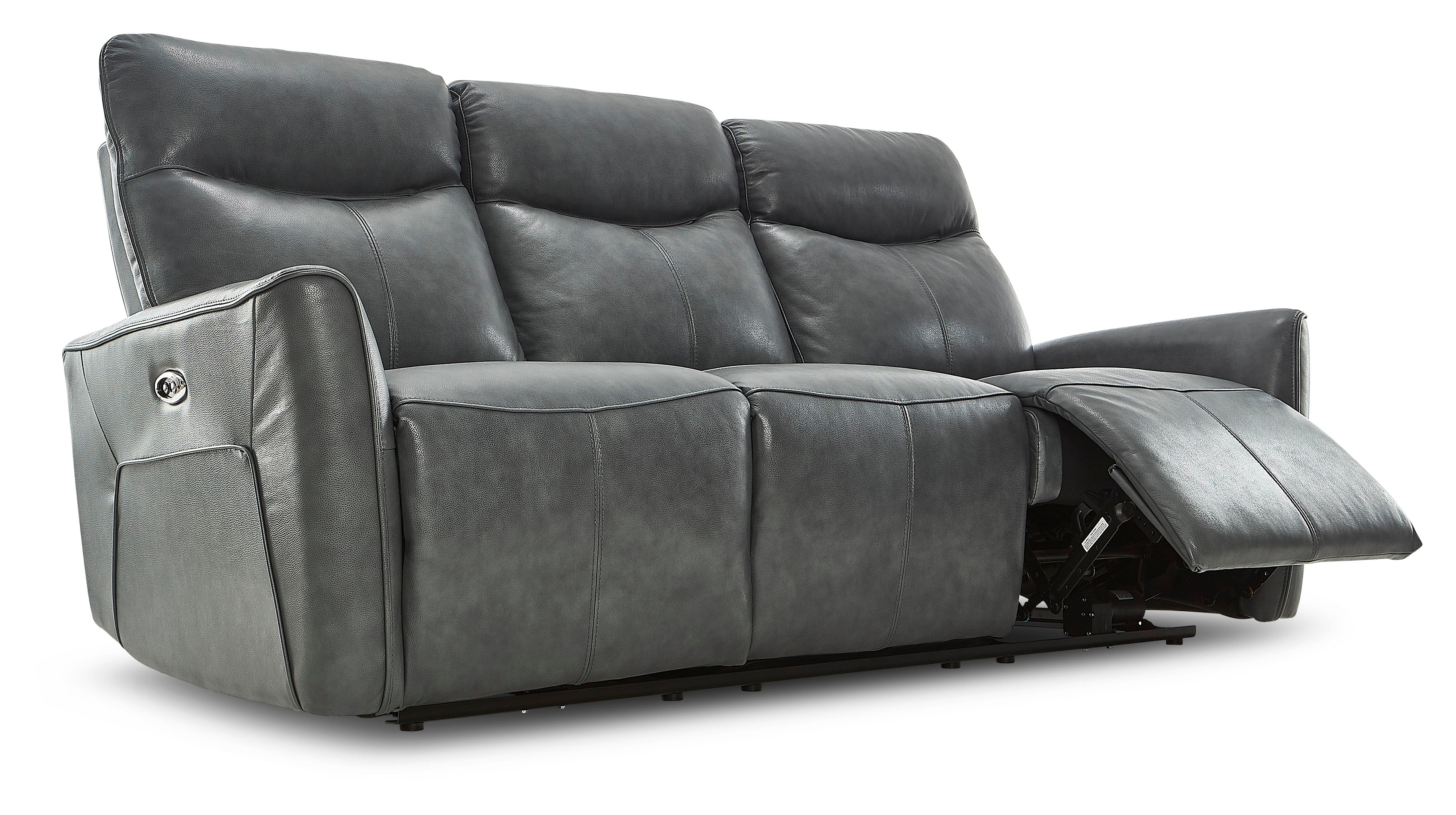 Malcolm Power Reclining Sofa - Ice Grey