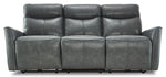 Malcolm Power Reclining Sofa - Ice Grey