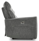 Malcolm Power Reclining Sofa - Ice Grey