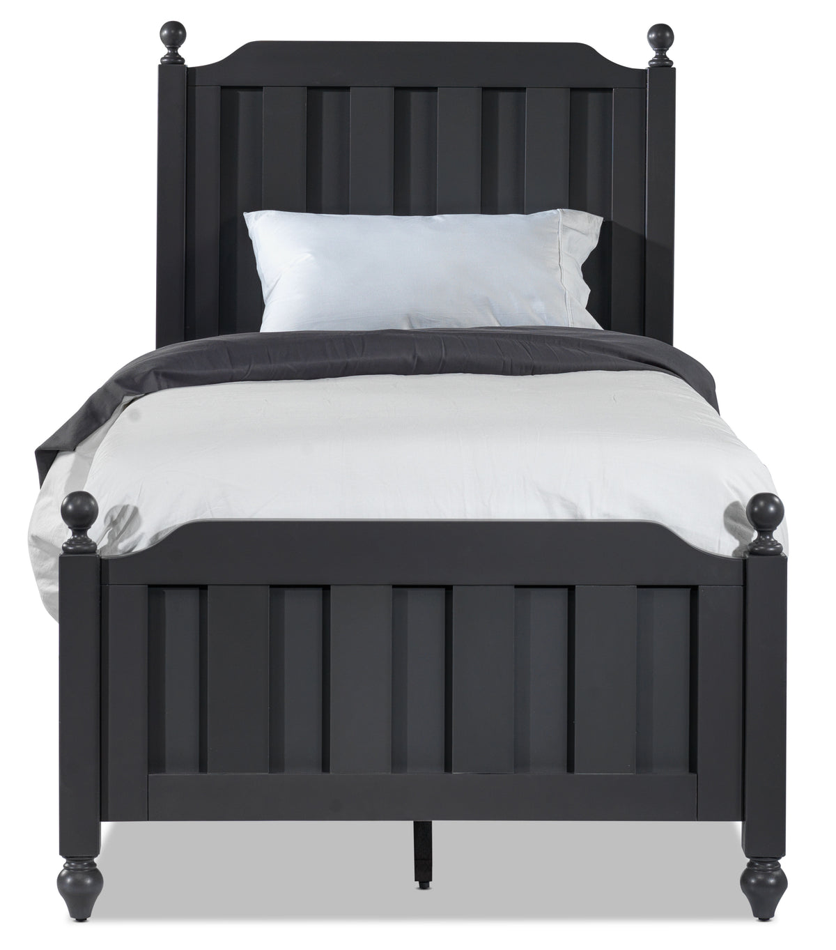 Dianna Twin Bed - Dark Grey