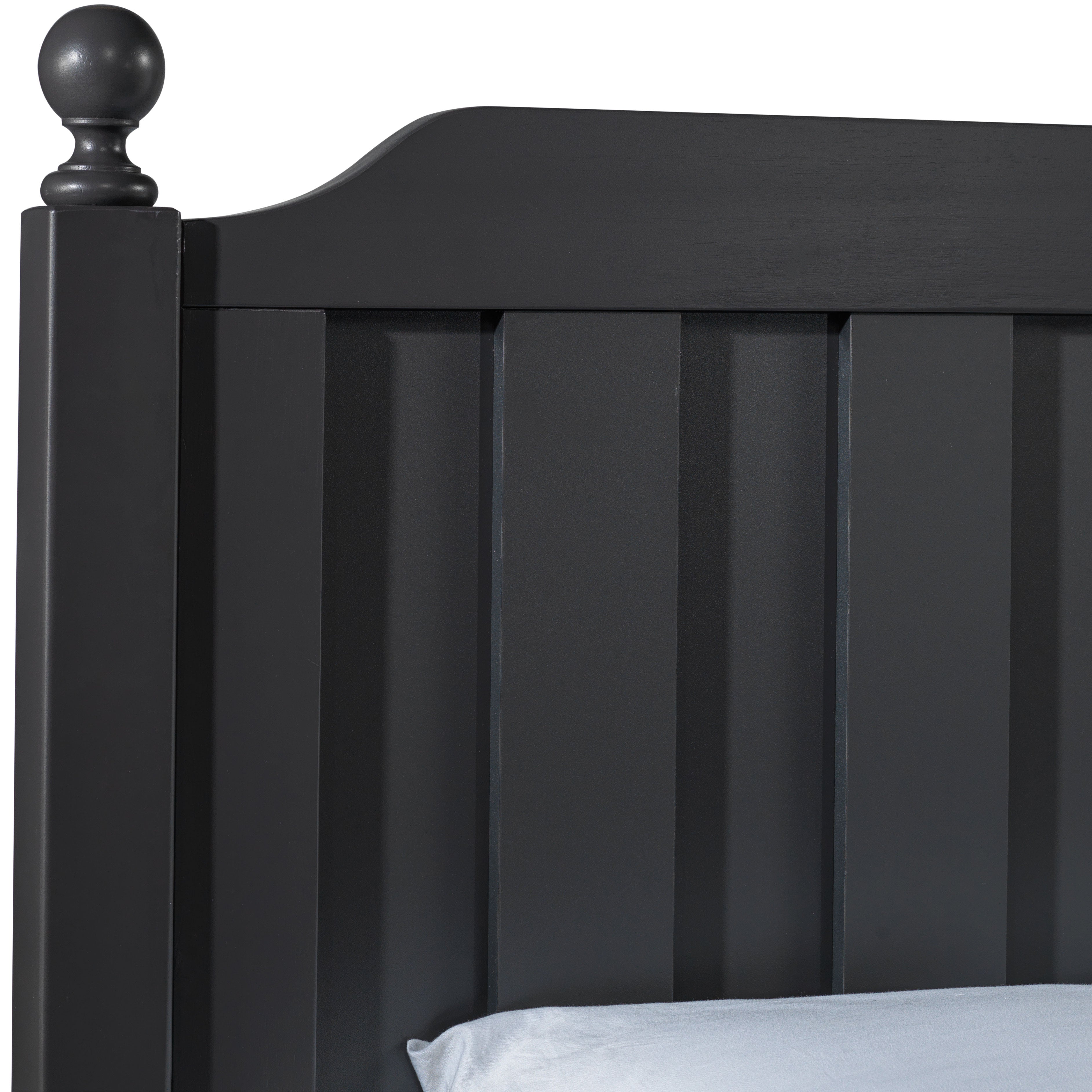 Dianna Twin Bed - Dark Grey
