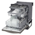 LG Black Stainless Steel Top Control Dishwasher with QuadWash® and 3rd Rack - LDT5678BD