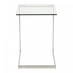 Zenn 15.75" Accent Table - Stainless Steel