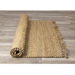 Jute 7'10" X 10'6" Braided Jute Rug - Beige Area Rug