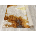 Pollo 5'3" X 7'7" Distressed Abstract Rug - Cream Orange Area Rug