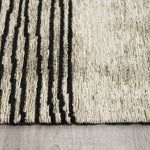 Ollie 7'10" X 10'10" Abstract Pen Drawing Rug - Grey  Area Rug