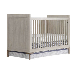 Beck Cottage Crib with Full Size Wood Rails Package - Willow