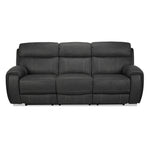 Martin Power Reclining Sofa - Dark grey