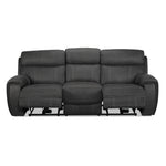 Martin Power Reclining Sofa - Dark grey