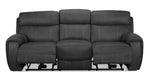 Martin Power Reclining Sofa - Dark grey