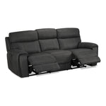 Martin Power Reclining Sofa - Dark grey
