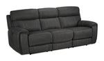 Martin Power Reclining Sofa - Dark grey