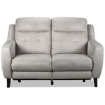 Lucas Power Reclining Loveseat - Silver Grey