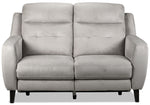 Lucas Power Reclining Loveseat - Silver Grey