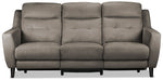 Lucas Power Reclining Sofa - Dark Grey