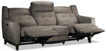 Lucas Power Reclining Sofa - Dark Grey