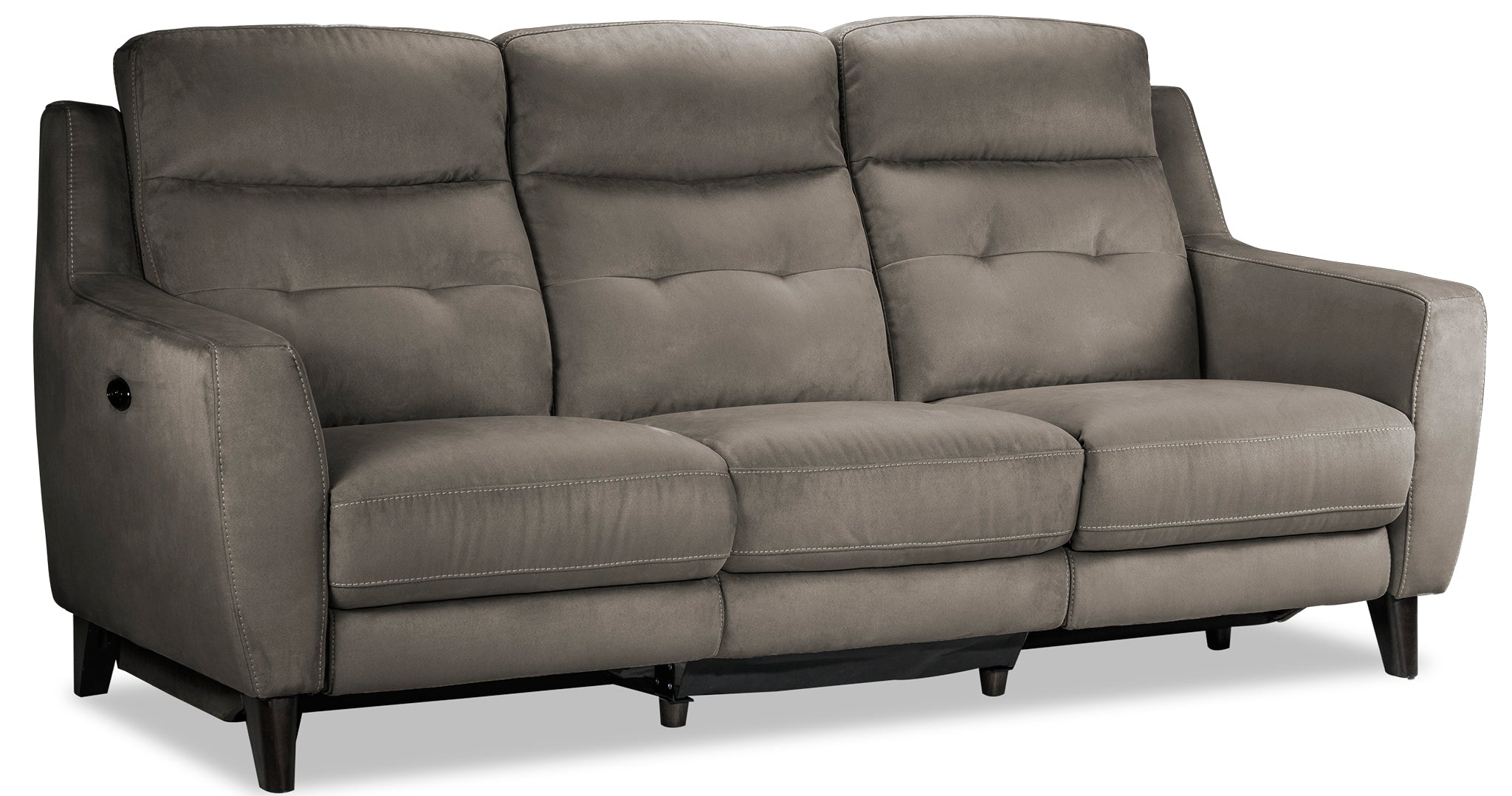 Lucas Power Reclining Sofa - Dark Grey