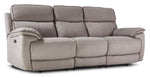Memphis Dual Power Reclining Sofa - Silver Grey