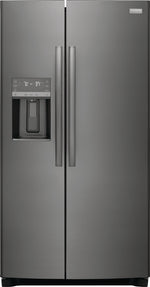Frigidaire Gallery 36" 22.2 Cu. Ft. Black Stainless Steel Counter-Depth Side-by-Side Refrigerator - GRSC2352AD