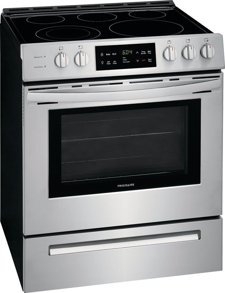 Frigidaire Stainless Steel Free Standing Front Control Electric Range (5.0 Cu. Ft.) - CFEH3054US