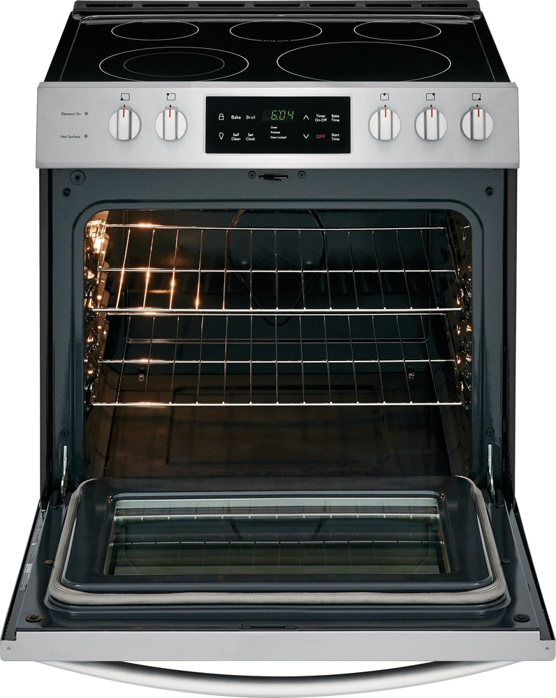 Frigidaire Stainless Steel Free Standing Front Control Electric Range (5.0 Cu. Ft.) - CFEH3054US