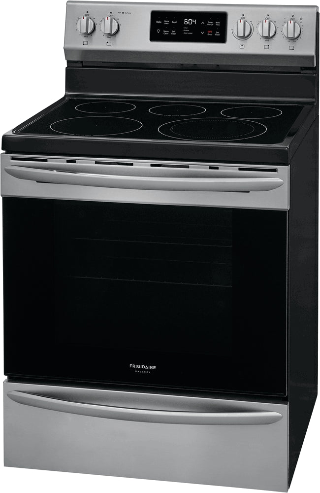 Frigidaire Gallery Stainless Steel Freestanding Electric Range with Steam Clean - GCRE302CAF
