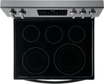 Frigidaire Gallery Black Stainless Steel Freestanding Electric Range with Air Fry - GCRE306CAD