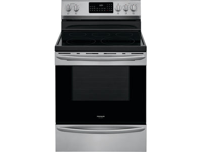 Frigidaire Gallery Smudge-Proof Stainless Steel Freestanding Electric Range with Air Fry - GCRE306CAF