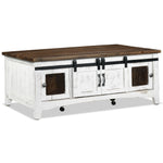 Pueblo Coffee Table - Weathered White