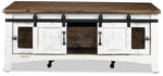 Pueblo 50" Coffee Table - Weathered White