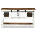 Pueblo Sofa Table - Weathered White